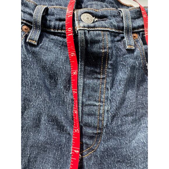 Levi's 501 Premium Original High Rise Ankle Button Fly Jeans Women's Size 29x26 - Picture 7 of 10